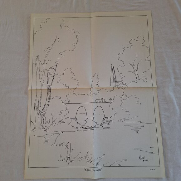 Landscapes Country Style Volume II JoAnne Moore-Lindelof Book Drawings Painting - Picture 8 of 12